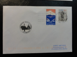 Ship Mail Cover MS M/S ANDFJORD WHALE SAFARI Baleine Ballena 2003 Norway - Storia Postale