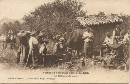 VENDANGES DANS LE BORDELAIS . DEJEUNER - Sonstige & Ohne Zuordnung