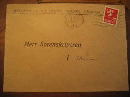 OSLO 1941 To Skien Stamp On Cover Norway Norvege - Brieven En Documenten