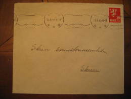 SKIEN 1942 Stamp On Cover Norway Norvege - Briefe U. Dokumente