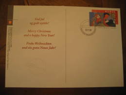 1998 Christmas Postal Stationery Card Sledge Sleigh Norway Norvege - Cartas & Documentos