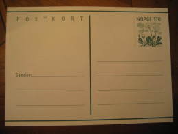POSTKORT 170 Flora Postal Stationery Card Norway Norvege - Entiers Postaux