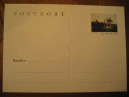 POSTKORT 1,00 Paint Postal Stationery Card Norway Norvege - Entiers Postaux