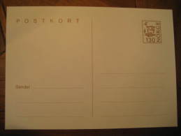 POSTKORT 130 Postal Stationery Card Norway Norvege - Entiers Postaux