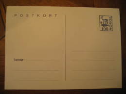 POSTKORT 100 Postal Stationery Card Norway Norvege - Entiers Postaux