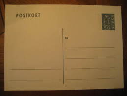 POSTKORT 50 Postal Stationery Card Norway Norvege - Entiers Postaux