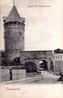 AK Tangermünde Bei Stendal, Buch, Grobleben,Hämerten, Langensalzwedel, Miltern, Storka -Burgtor M. Gefängnisturm - Tangermuende