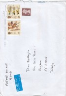 Gran Bretagna  2009 - Lettera X L´Italia Affrancata Con 3 Stamps - Brieven En Documenten