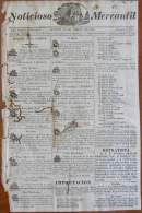 BP248 CUBA SPAIN NEWSPAPER ESPAÑA 1827 NOTICIOSO MERCANTIL 12/04/1827 22X34cm - [1] Jusqu' à 1980