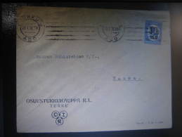1926 TURKU ABO To RAUMA Cover Finland - Lettres & Documents
