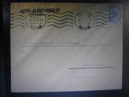 1928 TAMPERE TO HAMMENLINA Cover Finland - Lettres & Documents