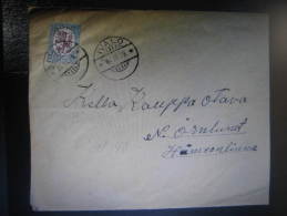 1929 IVALO To HAMMENLINA Cover Finland - Briefe U. Dokumente