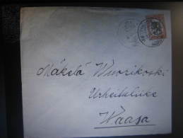 1923 KAUHAJOKI To WAASA Cover Finland - Lettres & Documents