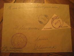 Lauritsala 1955 To Ylamaa Postiennakko Postforskott Label Parcel-post Postage Free Paid Cover Finland - Parcel Post