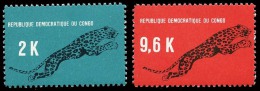 Congo Scott 617-18  (Leopard)+ [**] - Neufs