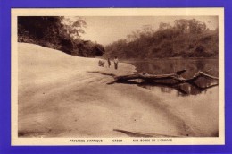 N°548. PAYSAGES D'AFRIQUE  - GABON - AUX BORDS DE L'OGOOUE    . - Gabon