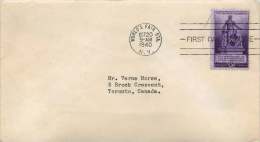 1940   13th Amendement To Constitution  Sc 902 World's Fair Sta. NY Cancel - 1851-1940