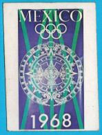 PANINI OLYMPIC GAMES MONTREAL 76 N.87. MEXICO 1968 Poster (Yugoslav Edition) Juex Olympiques Olympia Olympiade Olimpiadi - Trading-Karten