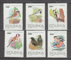Pologne  1993 Oiseaux   N°3254 / 3259  Neuf X X  .= Serie Compléte 6 Valeurs - Neufs