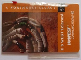 USA - Chip - A Northern Legacy - US West - $3 - Mint Blister - [2] Tarjetas Con Chip