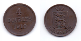 Guernsey 4 Doubles 1910 H - Guernesey