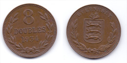 Guernsey 8 Doubles 1934 H - Guernesey