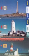 DIFFERENT. 3 PHONECARDS THEME   ´´ LIGHTHOUSES ´´F03 - Vuurtorens