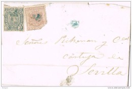 17047. Carta Entera VICEDO (Lugo) 1875. Impuesto Guerra. Carteria. Marca ESPECIAL - Covers & Documents