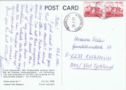 N+ Norwegen 1977 Mi 739 Akershus Auf PK Paul V. Hindenburg - Cartas & Documentos