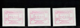 BELGIE POSTFRIS MINT NEVER HINGED POSTFRISCH EINWANDFREI NEUF SANS CHARNIERE OCB ATM76 Set 9 13 24 MICHEL 19 S1 - 1980-99