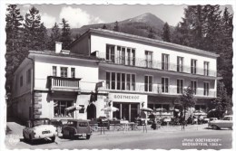 Bad Gastein Austria, Hotel Goethehof, Autos, Cafe, C1950s Vintage Real Photo Postcard - Bad Gastein