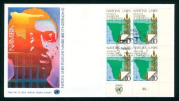 ONU - POUR UNE NAMIBIE LIBRE ET INDEPENDANTE - ENVELOPPE 1er JOUR 5 OCTOBRE 1979 - GENEVE - Lettres & Documents