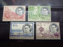 RUANDA URUNDI 196/199  Xx ( COB ) COTE: 25 EURO ( F ) - Nuevos