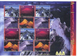 BOG17 VEREINTE NATIONEN UNO GENF 2002 MICHL NR.  440/43  ZUSAMMENDRUCKBOGEN Used / Gestempelt - Used Stamps