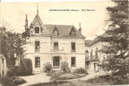 Cpa  Neuville De Poitou Villa Roseraie - Neuville En Poitou