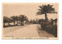 COF.0061/ Port-Gentil - La Route Principale En Ciment - Gabun