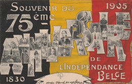 Souvenir Du 75ième Anniversaire De L'Independance Belge   - Scan Recto-verso - Altri & Non Classificati