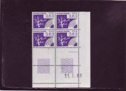 PREO N° 181 - 3,63F LES QUATRE SAISONS - 11.01.1983 - - Préoblitérés