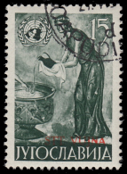 Trieste B (Amministrazione Jugoslava) - Nazioni Unite - 15 D. Verde Scuro - 1953 - Gebraucht