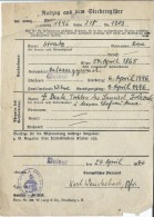 Certificat De Décés Et D'Inhumation/ DEISEL/ Eglise Evangélique/ Pasteur / 1946        AEC18 - Unclassified