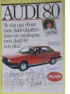 Rallyes - Michèle MOUTON - Dédicace - Hand Signed - Autographe Authentique  - - Rallyes