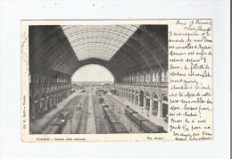 TORINO INTERNO DELLA STAZIONE 1904 - Transportmiddelen