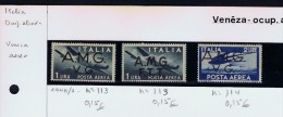 ITALY Veneza  A.M.G.   F.T.T.  Mint*LOT  #several 1945/7 (Occ.aliada Aerial Stamps) Sp3786 - Other & Unclassified