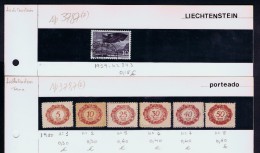 LIECHTENTEIN  Used+mint LOT  #several 1959 +(1920 Port Due - Porteado Taxe Stamps) Sp3787 - Taxe