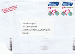 Olanda 2009 - Lettera .  X L´Italia Affrancata Con 2 Stamps - Lettres & Documents