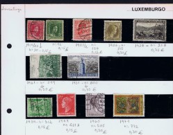 LUXEMBOURG  Used LOT  #several 1914/20-1971 Stamps Sp3789 - Autres & Non Classés