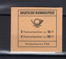 8296 Deutschland Germany MH 13 D ** - 1951-1970