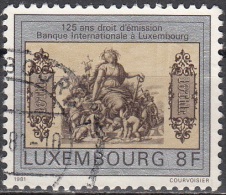 Luxembourg 1981 Michel 1034 O Cote (2008) 0.30 Euro 125 Ans BIL Cachet Rond - Used Stamps