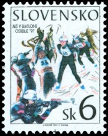 Slovakia - 1997 - World Championship In Biathlon - Osrblie 97 - Mint Stamp - Unused Stamps