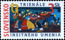 Slovakia - 1997 - Trienale Of Naive Art - Mint Stamp - Ungebraucht